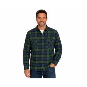 The American Outdoorsman Flannel Shirt Men's XL Plaid Button Front Outdoor